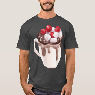 Camiseta Papais noeis de cacau Cacau Cacau Árvore de Natal