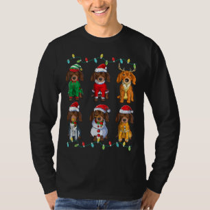 Camiseta Papais noeis De Cachorro Gelfo Elf Reindeer Natal