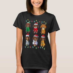 Camiseta Papais noeis De Cachorro Gelfo Elf Reindeer Natal