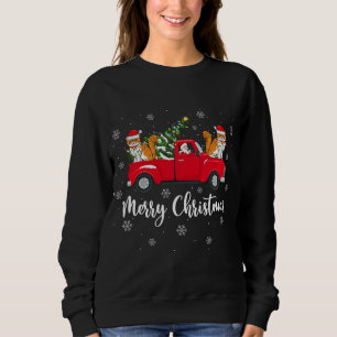 Camiseta Papais noeis De Caminhão De Árvore De Natal