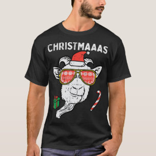 Camiseta Papais noeis de Caprino de Natal Fazendas de Natal