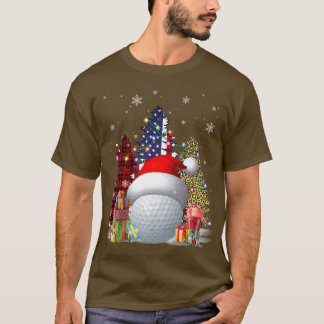 Camiseta Papais noeis de chapéu de Golfe Engraçado Sinaliza