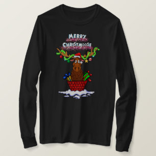 Camiseta papais noeis de "Christmoose Feliz"