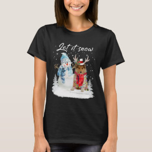 Camiseta Papais noeis de Collie Cachorros Cachorro de Natal