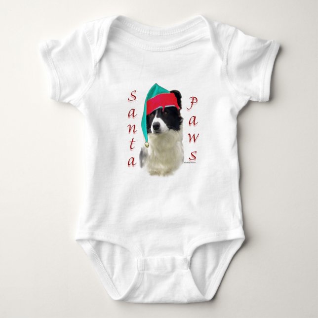 Camiseta Papais noeis de Collie de Borda (Frente)