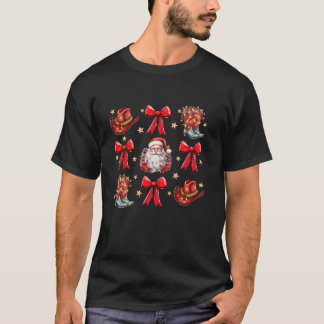 Camiseta Papais noeis de coquete de Arco bonito Boot Hat Co