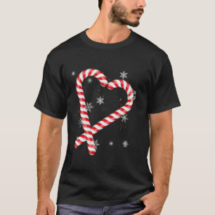 Camiseta Papais noeis de coração vermelho Adoram Caneta Ado