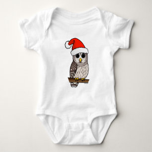 Camiseta Papais noeis de Coruja Barred de Natal