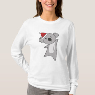 Camiseta Papais noeis De Crianças Cuecas De Natal Koala