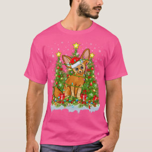 Camiseta Papais noeis de decoração de árvores de Natal Ilum