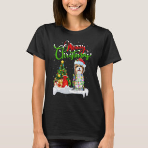 Camiseta Papais noeis de decoração de Natal Yorkshire Terri
