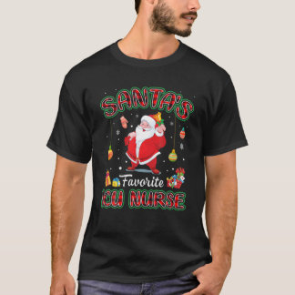 Camiseta Papais noeis de Enfermeira da UTI Favoritos papais
