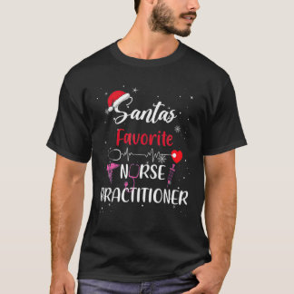 Camiseta Papais noeis de Enfermeira Favorita no Natal
