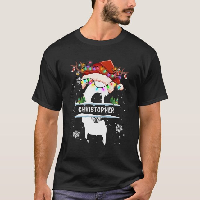 Camiseta Papais noeis De Equipe Correspondentes À Família D (Frente)