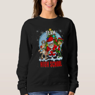 Camiseta Papais noeis De Equipe Elf Reindeer Filhos De Fech
