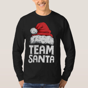 Camiseta Papais noeis de Equipe Família de Esquadrão de Nat