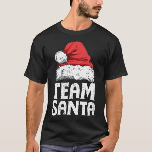 Camiseta Papais noeis de Equipe Família de Esquadrão de Nat