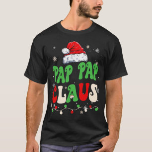 Camiseta Papais noeis de Equipe Pap Claus Correspondendo à