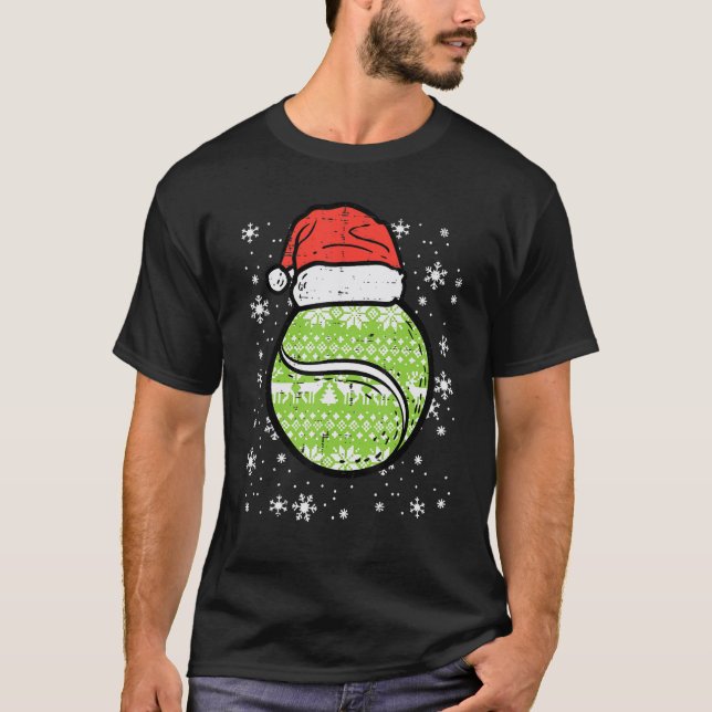 Camiseta Papais noeis de esportes de Natal Xmas Homens de e (Frente)
