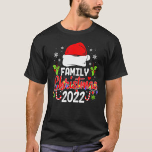 Camiseta Papais noeis de esquadra de roupas correspondentes