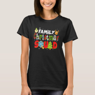 Camiseta Papais noeis De Esquadrão De Natal Famílias De Reb