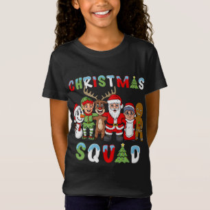Camiseta Papais noeis de Esquadrão de Natal Reindeer Elf