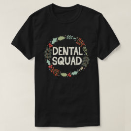 Camiseta Papais noeis De Esquadrão Dentado Xmas