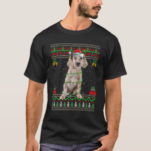 Camiseta Papais noeis De Estilo De Sweater Do Xmas Cão De S