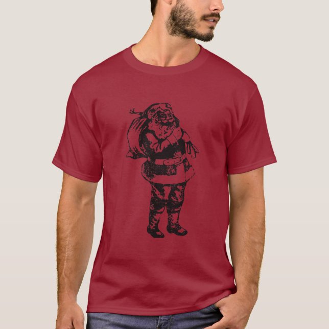 Camiseta Papais noeis de Estilo Vintage (Frente)