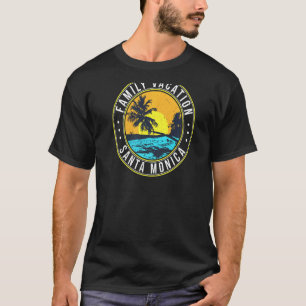 Camiseta Papais noeis de Férias Familiares Monica Beach Cal
