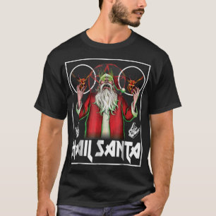 Camiseta Papais noeis de granizo Feliz Natal Feio de Metal