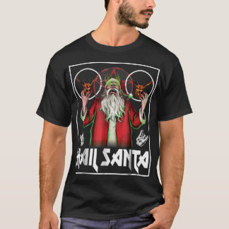 Camiseta Papais noeis de granizo Feliz Natal Feio de Metal