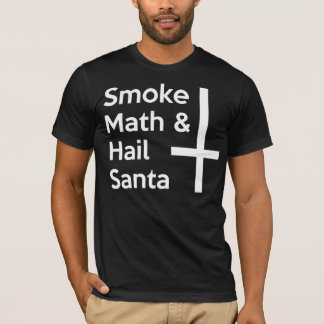 Camiseta Papais noeis de granizo para matemática