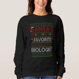 Camiseta Papais noeis De Iluminação Feia Do Xmas, O Biólogo