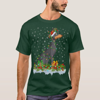 Camiseta Papais noeis de Iluminação Xmas de Correspondência