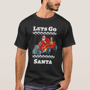 Camiseta Papais noeis De Ir De vamos Dirigindo Um Carro De