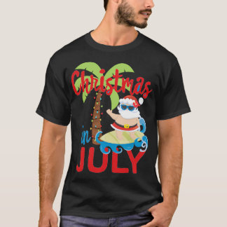 Camiseta Papais noeis de julho de Verão