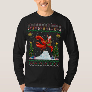 Camiseta Papais noeis De Lagosta Feia De Xmas Que Andam No