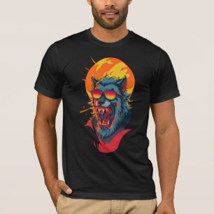 Camiseta Papais noeis de lobisomens Cruz Zombie