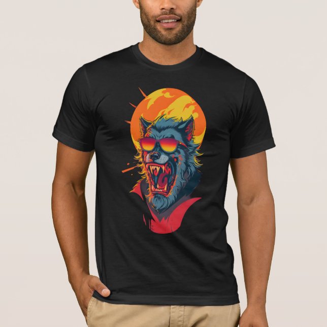 Camiseta Papais noeis de lobisomens Cruz Zombie (Frente)