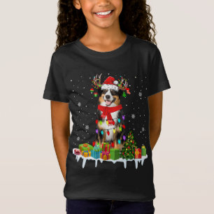 Camiseta Papais noeis de Luz de Natal Shepherd australianos