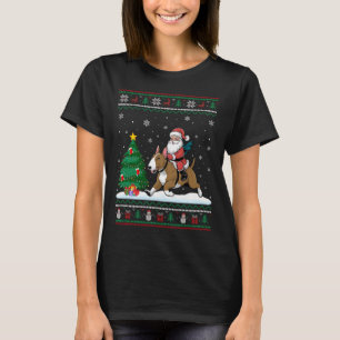 Camiseta Papais noeis De Luzes De Árvore De Natal Feias Que