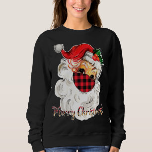 Camiseta Papais noeis de máscara natalícia de feliz Face Ve
