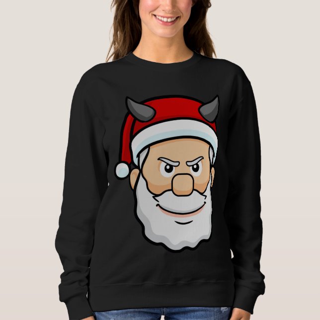 Camiseta papais noeis de mau de natal feios (Frente)