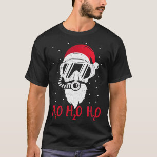Camiseta Papais noeis de mergulho H2O H2O H2O H2O, unidade