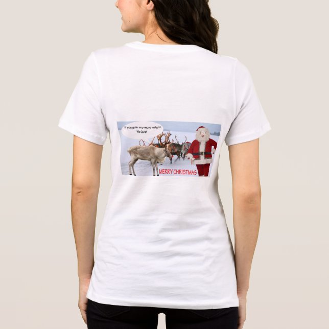 Camiseta papais noeis de natal alegres (Verso)