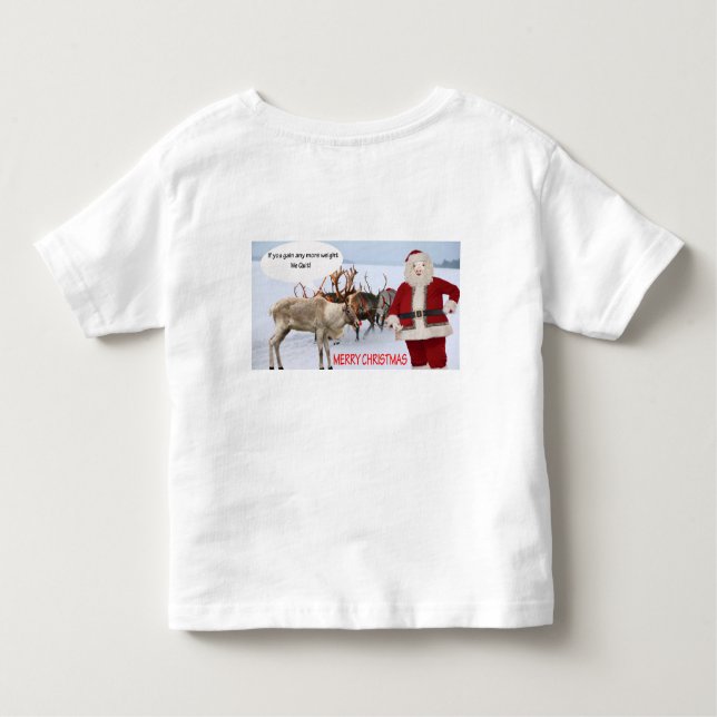 Camiseta papais noeis de natal alegres (Verso)
