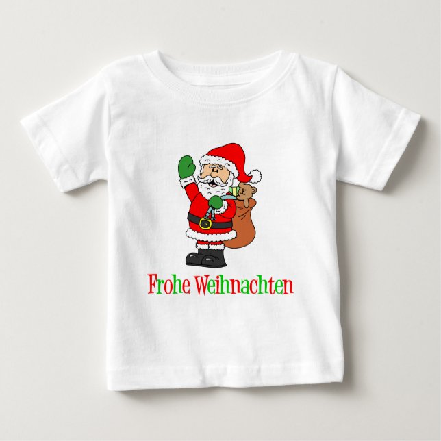 Camiseta Papais noeis de Natal Alemães (Frente)