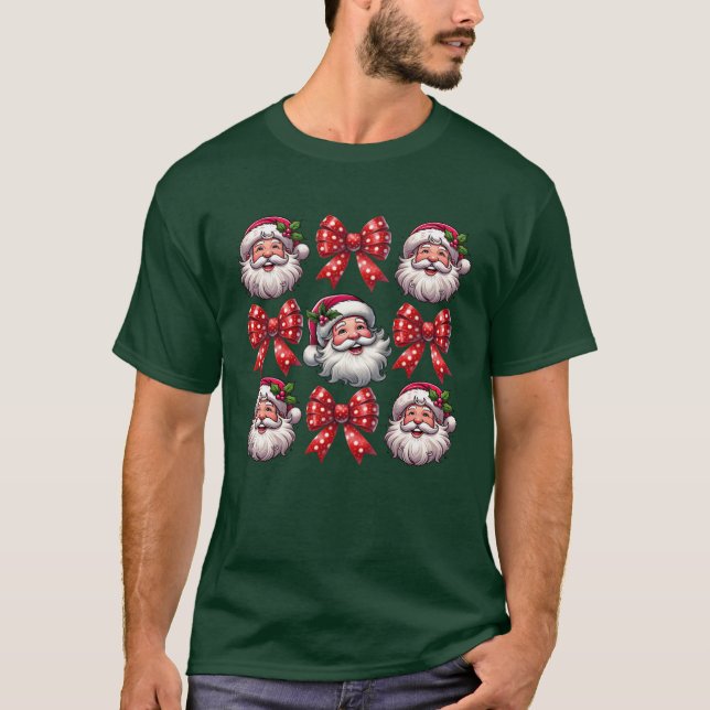 Camiseta Papais noeis de Natal Arcos de Natal (Frente)