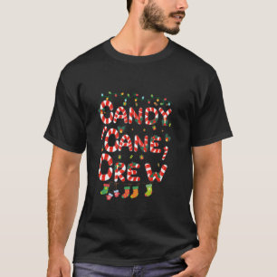 Camiseta Papais noeis de Natal Candy Cane Xmas Kids Toddler